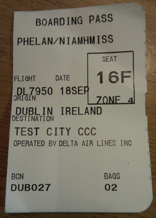 boarding pass