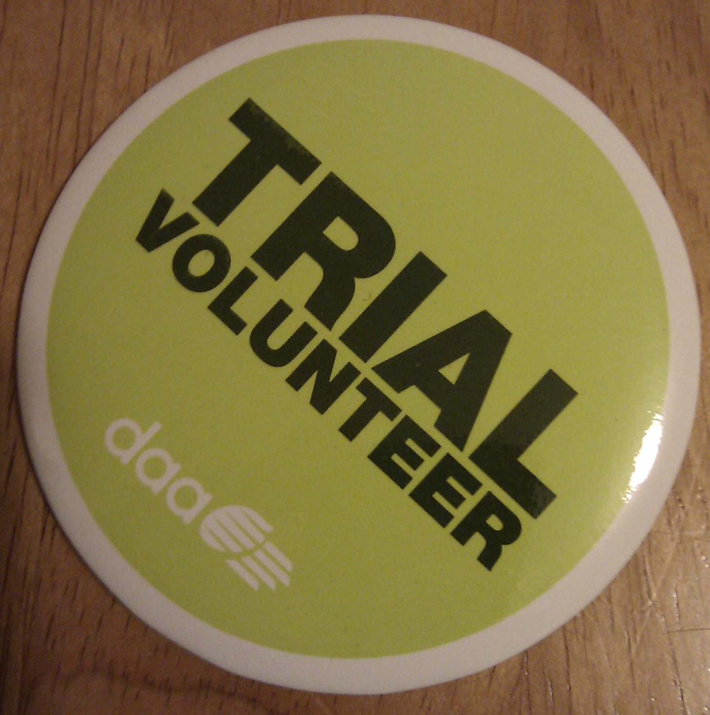 volunteer badge