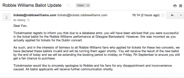 RobbieWilliams Ballot Update